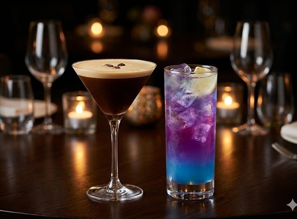 Espresso Martini, Fruit Tingle