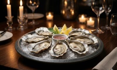 Oysters Natural (½ Dozen) (Gf)
