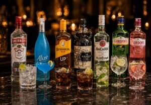 Vodka, Rum & Gin