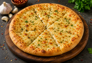 Garlic Pizza (9”) (V)