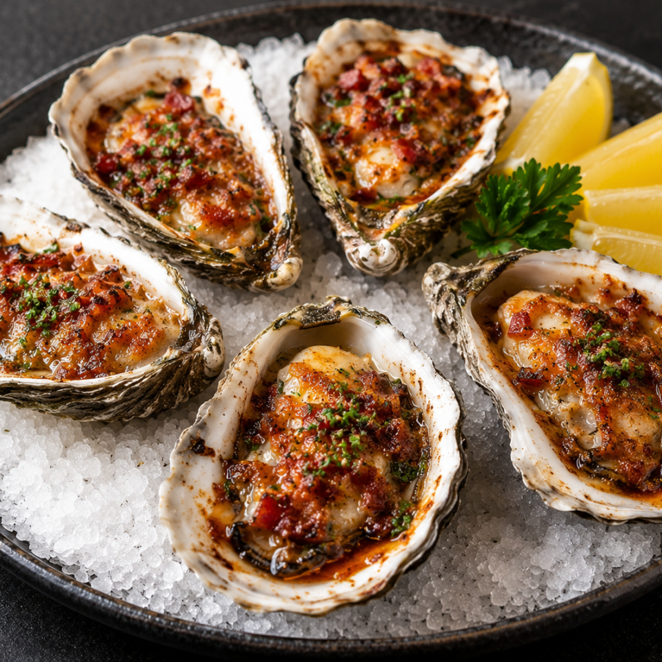 Oysters Killpatrick (1/2 Dozen) (GF) (I)