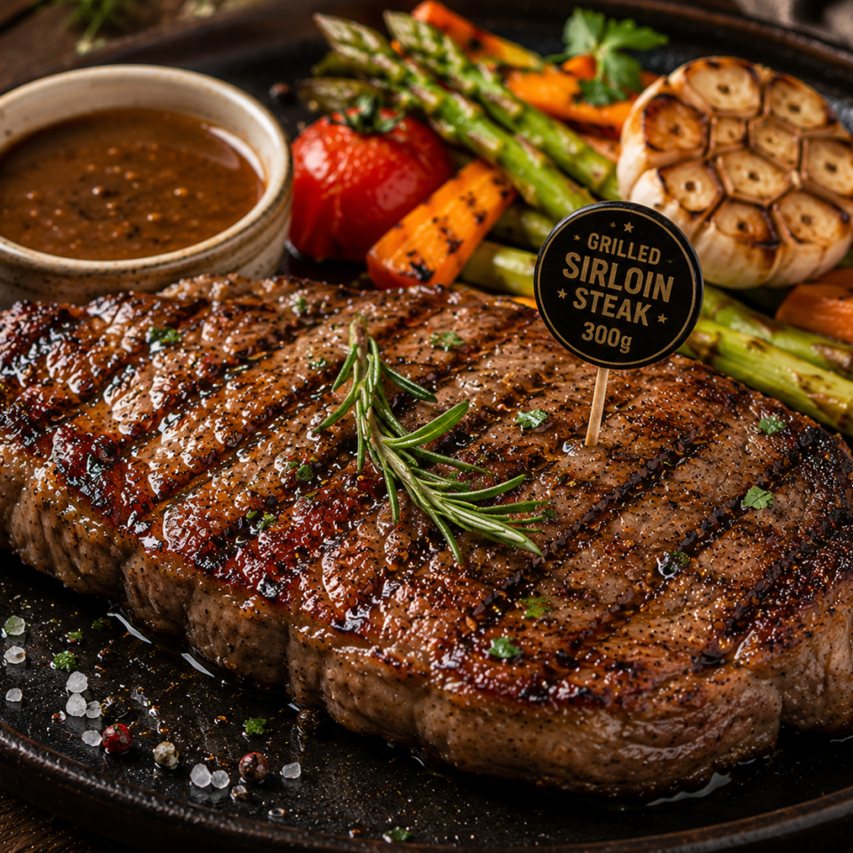 Grilled Sirloin Steak – 300g